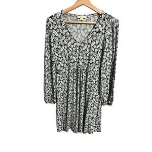 Boden Tropical Leaf Print Dress  8